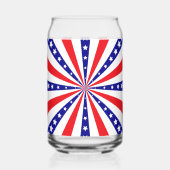 Patriottische Zonneknal Blikvorm Glas (Achterkant)