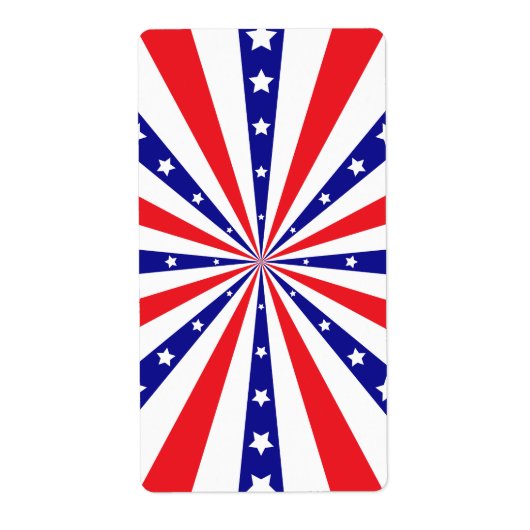 Patriottische Zonneknal Etiket (Voorkant)