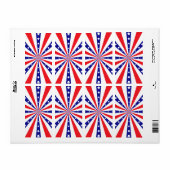 Patriottische Zonneknal Etiket (Full Sheet)