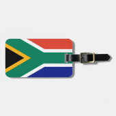 Patriottische Zuid-Afrikaanse vlag Bokke Bagagelabel (Voorkant horizontaal)