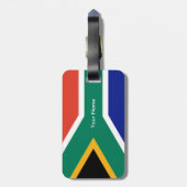 Patriottische Zuid-Afrikaanse vlag Bokke Bagagelabel (Achterkant verticaal)