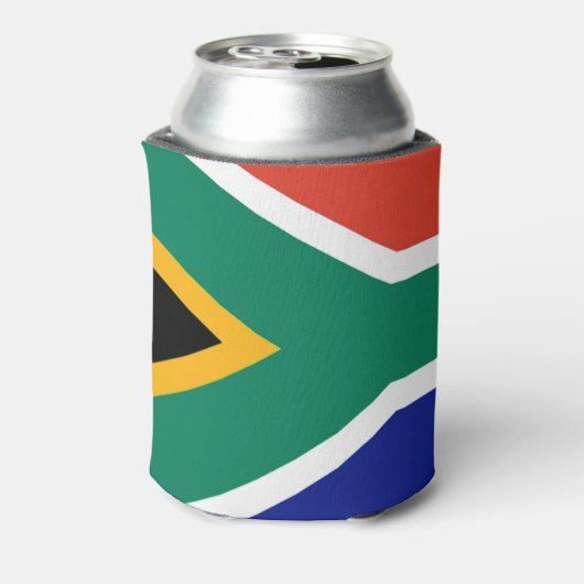 Patriottische Zuid-Afrikaanse vlag Bokke Blikjeskoeler (Blikje Achterkant)