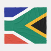 Patriottische Zuid-Afrikaanse vlag Bokke Fleece Deken (Voorkant (Horizontaal))