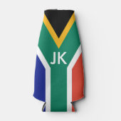 Patriottische Zuid-Afrikaanse vlag Bokke Flesjeskoeler (Voorkant)