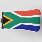 Patriottische Zuid-Afrikaanse vlag Bokke Golfheadcover (Voorkant)