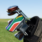 Patriottische Zuid-Afrikaanse vlag Bokke Golfheadcover (Insitu)
