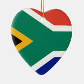 Patriottische Zuid-Afrikaanse vlag Bokke Keramisch Ornament (Rechts)
