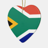 Patriottische Zuid-Afrikaanse vlag Bokke Keramisch Ornament (Links)