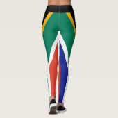 Patriottische Zuid-Afrikaanse vlag Bokke Leggings (Achterkant)