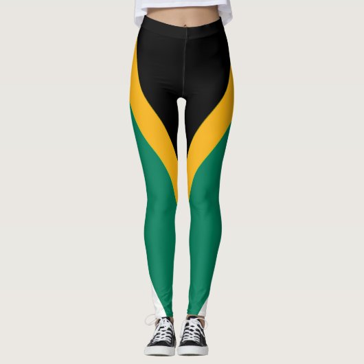 Patriottische Zuid-Afrikaanse vlag Bokke Leggings (Voorkant)