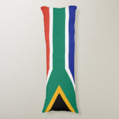 Patriottische Zuid-Afrikaanse vlag Bokke Lichaamskussen (Voorkant Verticaal)