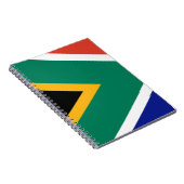 Patriottische Zuid-Afrikaanse vlag Bokke Notitieboek (Rechterzijde)