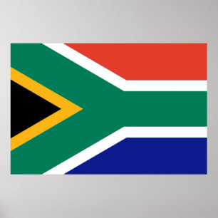 Patriottische Zuid-Afrikaanse vlag Bokke Poster
