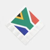 Patriottische Zuid-Afrikaanse vlag Bokke Servetten (Hoek)
