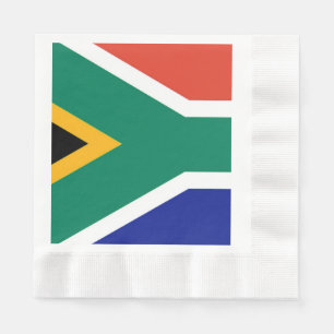 Patriottische Zuid-Afrikaanse vlag Bokke Servetten