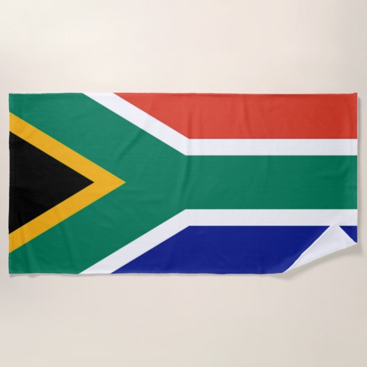 Patriottische Zuid-Afrikaanse vlag Bokke Strandlaken (Voorkant)