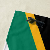 Patriottische Zuid-Afrikaanse vlag Bokke Strandlaken (In situ)