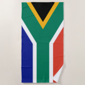 Patriottische Zuid-Afrikaanse vlag Bokke Strandlaken (Voorkant)