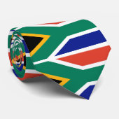 Patriottische Zuid-Afrikaanse vlag Bokke Stropdas (Opgerold)