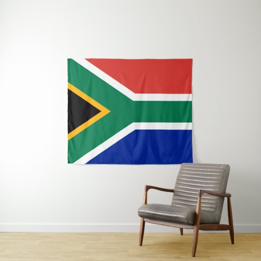 Patriottische Zuid-Afrikaanse vlag Bokke Wandkleed (In Situ (horizontaal))