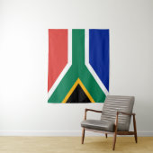 Patriottische Zuid-Afrikaanse vlag Bokke Wandkleed (In situ)