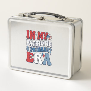 Patriottische zwangere tijdsperiode vintage zwange