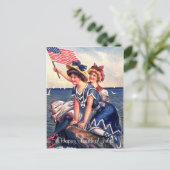  Patriottische Zwemmers Briefkaart (Staand voorkant)