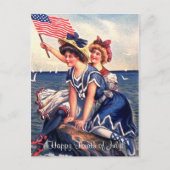 Patriottische Zwemmers Briefkaart (Voorkant)