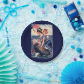  patriottische zwemmers papieren bordje (Feest)