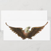  patriottisme American Bald Eagle Bird Flying (Voorkant / Achterkant)