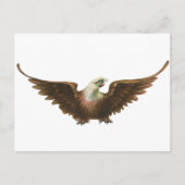  patriottisme American Bald Eagle Bird Flying Briefkaart (Voorkant)