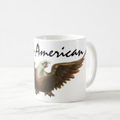  patriottisme American Bald Eagle Bird Flying Koffiemok (Voorkant rechts)