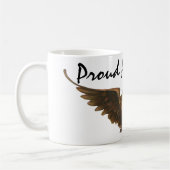  patriottisme American Bald Eagle Bird Flying Koffiemok (Links)