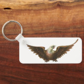 patriottisme American Bald Eagle Bird Flying Sleutelhanger (Achterkant)