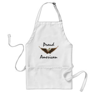 patriottisme American Bald Eagle Bird Flying Standaard Schort