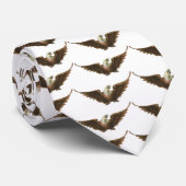 patriottisme American Bald Eagle Bird Flying Stropdas (Opgerold)