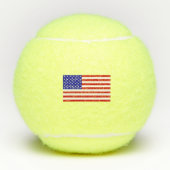 Patriottisme Amerikaanse vlag God zegene Amerika g Tennisballen (Voorkant)