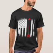 Patriottisme Archery Fourth of Juli Archer T-shirt (Voorkant)