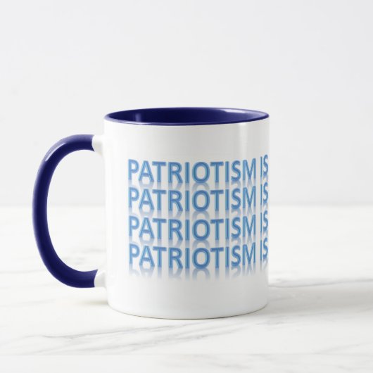 Patriottisme is mijn Superpower Koffee Mok (Links)