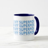 Patriottisme is mijn Superpower Koffee Mok (Voorkant rechts)
