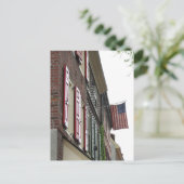 Patriottisme koloniale stijl briefkaart (Staand voorkant)