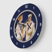  patriottisme, Lady Liberty met Navy Seaman Grote Klok (Hoek)