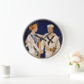  patriottisme, Lady Liberty met Navy Seaman Grote Klok (Huis)