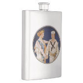  patriottisme, Lady Liberty met Navy Seaman Heupfles (Rechts)