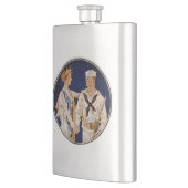  patriottisme, Lady Liberty met Navy Seaman Heupfles (Links)