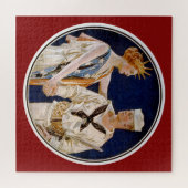  patriottisme, Lady Liberty met Navy Seaman Legpuzzel (Horizontaal)