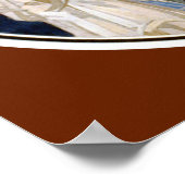  patriottisme, Lady Liberty met Navy Seaman Poster (Hoek)