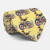  patriottisme, meisje dat een patriottische bike b stropdas (Opgerold)