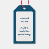  patriottisme, patriottische Eagle American Flag Cadeaulabel (Achterkant)