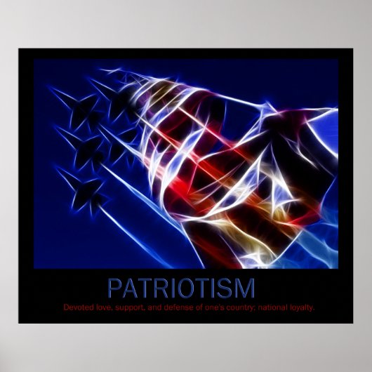 Patriottisme Poster (Voorkant)
